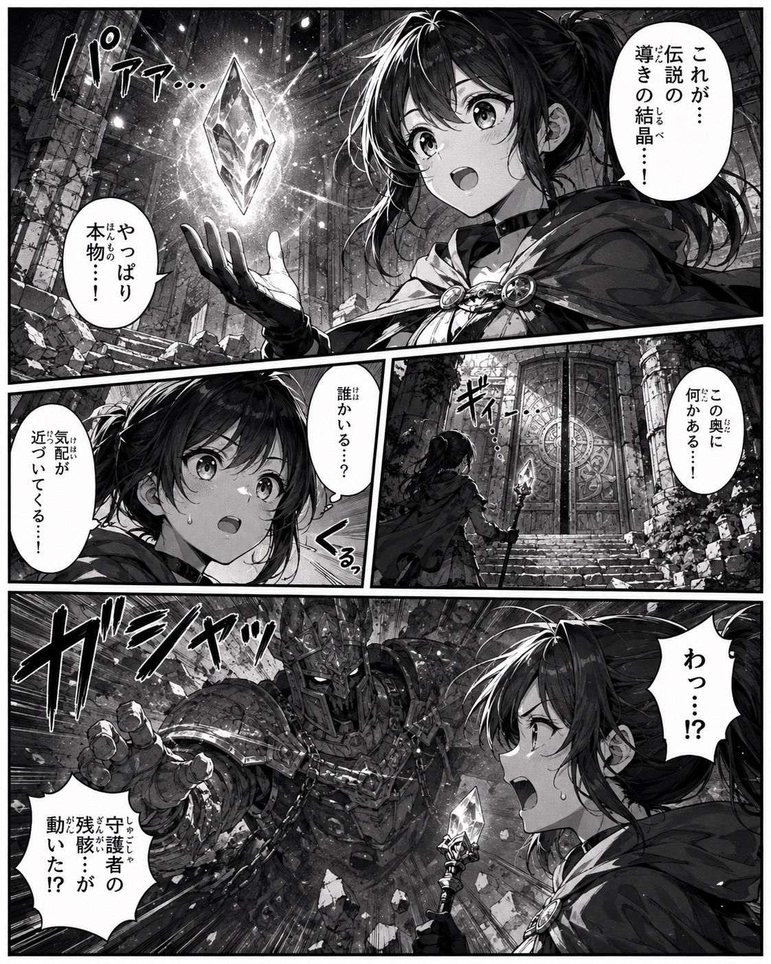 Original comic page before translation